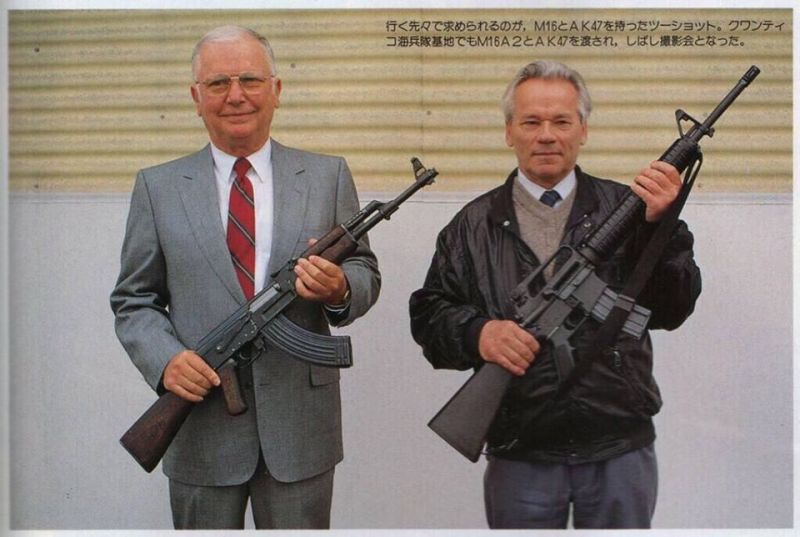 File:Eugene-Stoner-Mikhail-Kalashnikov-Together-Holding-AR-15-AK-47-Firearm-Wiki.jpg